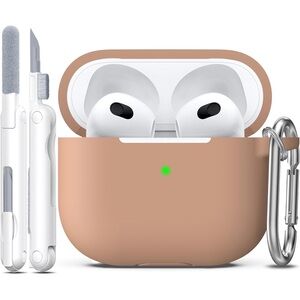 AirPods 3 GEN Case Cover, Silicone Protective Accessories Skin w/Keychain
0120